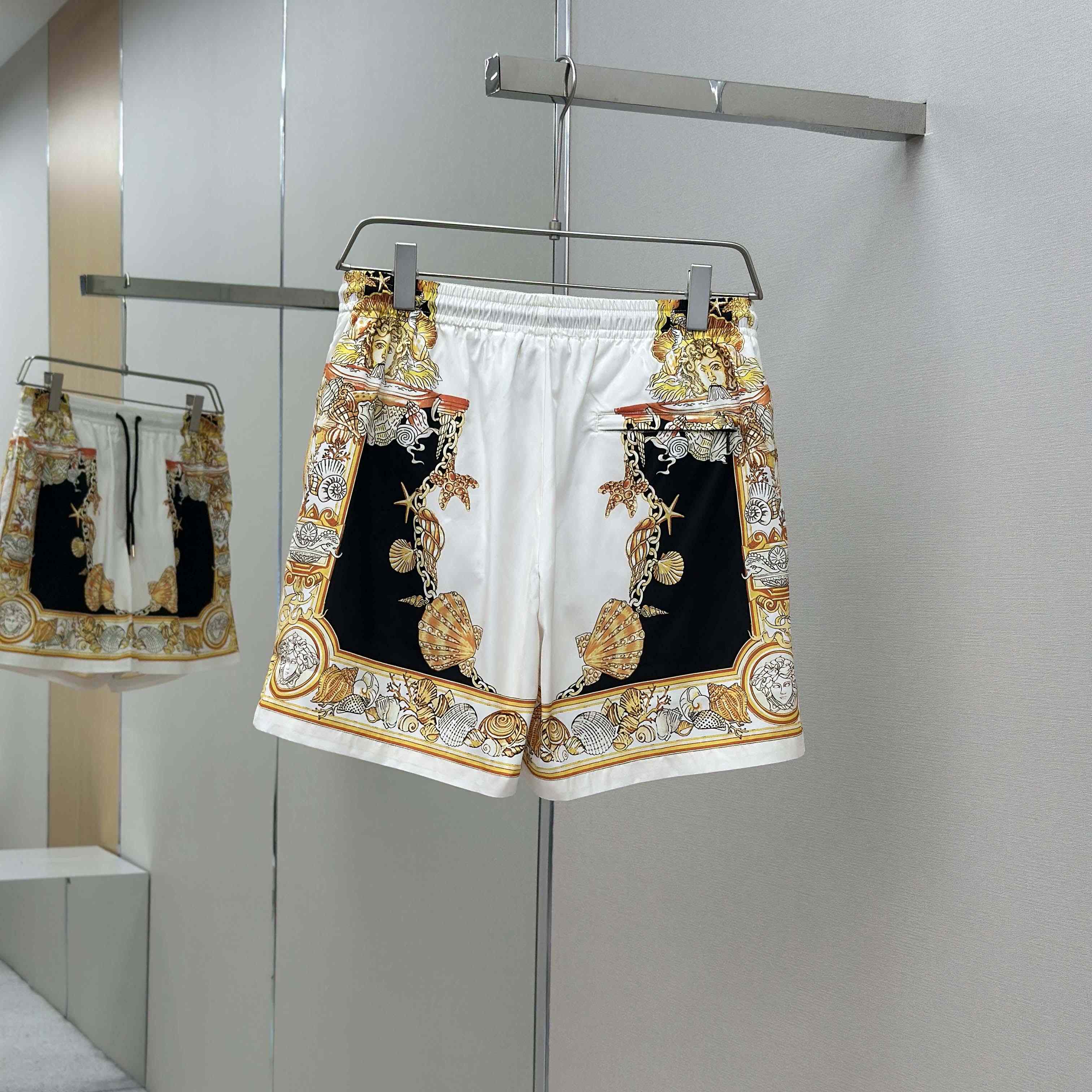 Versace Coral Theatre Swim Boardshorts  - DesignerGu