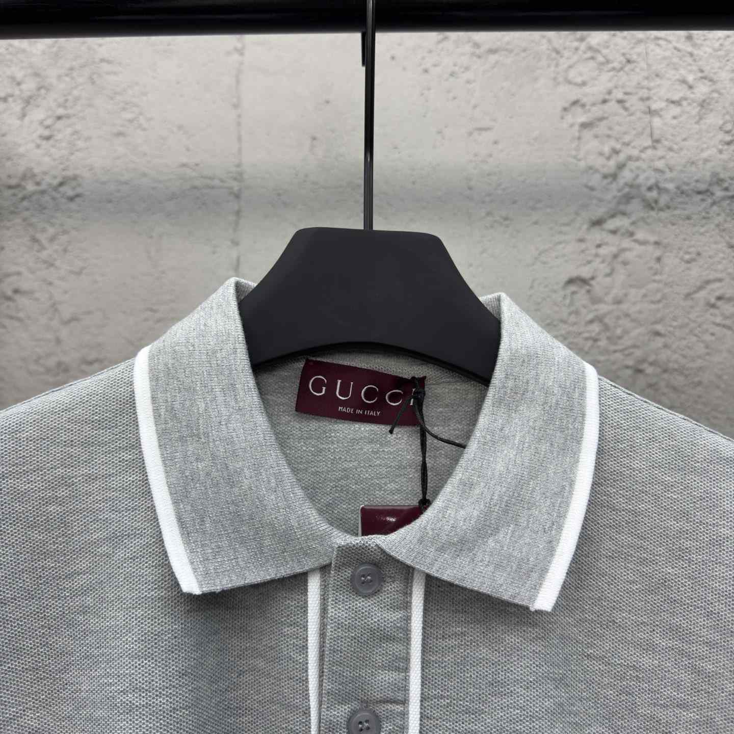 Gucci Cotton Piquet Polo Shirt - DesignerGu